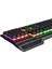 KB-RX92 COMMANDER Full RGB Ledli USB 2*USB Hub Oyuncu US Layout Multimedia Aluminyum Mekanik Klavye 3