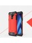 - Samsung Galaxy A6 Plus 2018 - Kılıf Çift Katman Zırh Tank Crash Military Kapak - Kırmızı - T5317 1