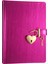 Hush Hush Metalik Kilitli Defter 13X18 cm Pembe 1