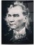 Atatürk Silüeti Dikey Cam Tablo 2