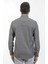 Pamuklu Slim Fit Gri Klasik Erkek Gömlek 5