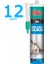 Şeffaf Silikon Genel Amaçlı 100E 280 ml (12 Adet) 1