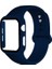 Apple Watch Uyumlu 4-5-6 44MM Silikon Kordon Kayış ve Ekran Koruyucu Kılıf 1