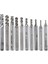 Hss Düz Shank 4 Flüt End Mill Kesici Cnc Uç 10 Lu Set 2MM-10MM 1