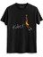 Kobe Bryant Tasarım Baskılı Siyah Tshirt 1