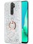 Oppo A5 2020 Kılıf Glitter Liquid Holder Gümüş 1