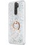 Oppo A9 2020 Kılıf Glitter Liquid Holder Gümüş 2