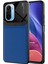 Xiaomi Poco F3 Kılıf Uniq Leather Lacivert 1