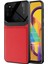 Samsung Galaxy M30S Kılıf Uniq Leather Kırmızı 1