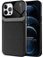 Apple iPhone 12 Pro Max Kılıf Uniq Leather Siyah 1
