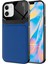 Apple iPhone 12 Kılıf Uniq Leather Lacivert 1