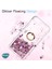Oppo A5 2020 Kılıf Glitter Liquid Holder Gold 3