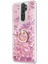 Oppo A5 2020 Kılıf Glitter Liquid Holder Pembe 2