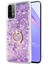 Xiaomi Redmi Note 9 4g Kılıf Glitter Liquid Holder Mor 1