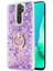 Oppo A9 2020 Kılıf Glitter Liquid Holder Mor 1
