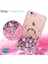 Oppo A15 Kılıf Glitter Liquid Holder Mor 5