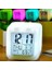 7 Renk Değiştiren Çocuk Odası Alarmlı Dijital Küp Çalar Saat 2