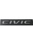 Civic Bagaj Yazısı 2012-2019 Uyumlu 1