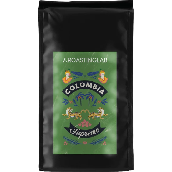A Roasting Lab Colombia Supremo (1000 Gram) Filtre Kahve