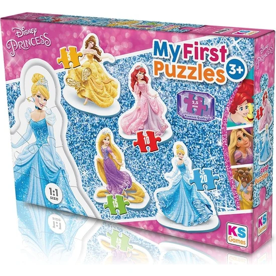 Ks Games Princess My First Puzzles 4 In 1 Parça Puzzle