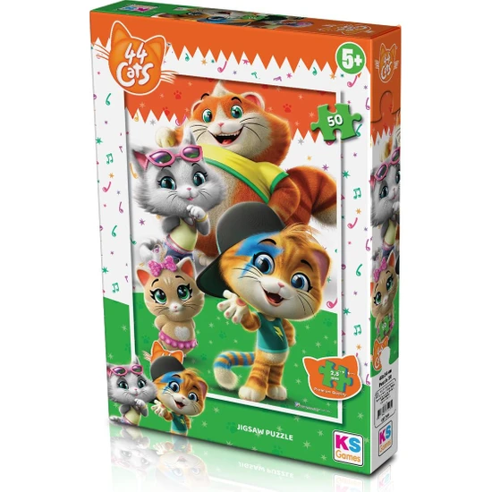 KS Games 44 Cats Puzzle 50 Parça Puzzle