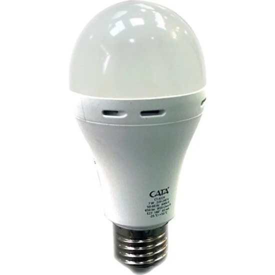 Cata CT-4229 7W Şarjlı LED Ampul (Beyaz) Cata