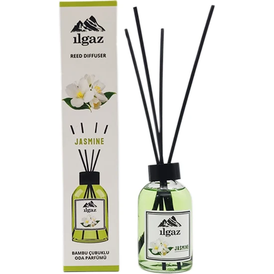 Ilgaz Yasemin Çiçeği Oda Kokusu 110 ml Sakinleştirici Etkili Yasemin Bambu Çubuklu Oda Parfümü