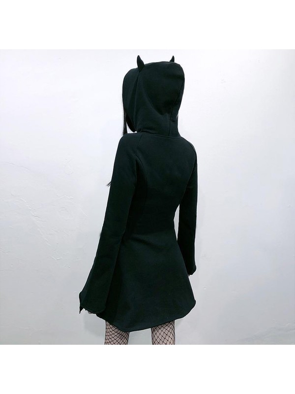 Bluereen Kadin Kedi Kulakli Hoodie Sweatshirt Yurt Fiyati