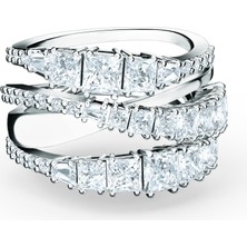 Swarovski 5584650 Swarovski Yüzük Twist-Rıng Wrap Czwh-Rhs Full Pave 52