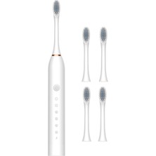 Dolity Elektrikli Diş Fırçası Ipx7 Su Geçirmez - Beyaz (Yurt Dışından)