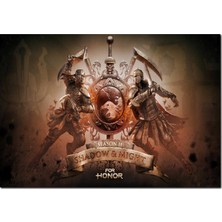 Cakatablo Ahşap Tablo  For Honor Season 2 Shadow ve Might Görseli