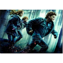 Cakatablo Ahşap Tablo  Harry Potter ve Ölüm Yadigarları Kaçış Görseli