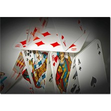 Cakatablo Ahşap Tablo  Üst Üste Yığılı Görsel