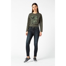 Vigoss Jeans Vıgoss Kadın Kesik Detaylı Denim Pantolon  23787-70402