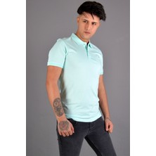 Koçmen Erkek Polo Yaka T-Shirt K-0145 - Su Yeşili