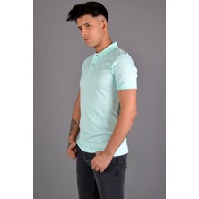 Koçmen Erkek Polo Yaka T-Shirt K-0145 - Su Yeşili