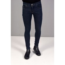 Koçmen Erkek Likralı Slımfit Kot Pantolon K-0104 - Lacivert
