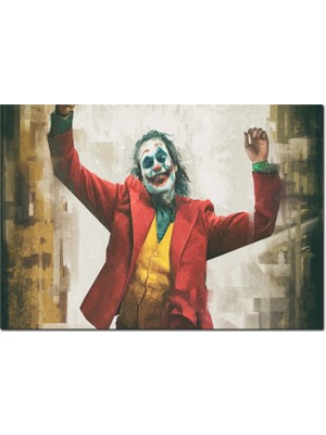 Cakatablo Ahşap Tablo  Joker Gülümseme Filmi Görseli