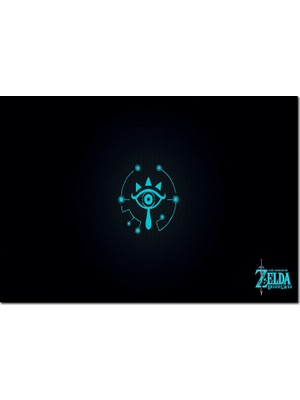 Cakatablo Ahşap Tablo  Zelda Efsanesi Vahşi Göz Sembolü Görseli