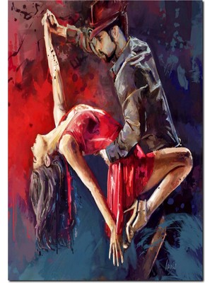 Cakatablo Ahşap Tablo Yağlı Boya Resmi Son Tango Görseli
