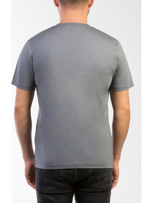 Vigoss Jeans Vıgoss Battal O Yaka Erkek T-Shirt  B3124-03370