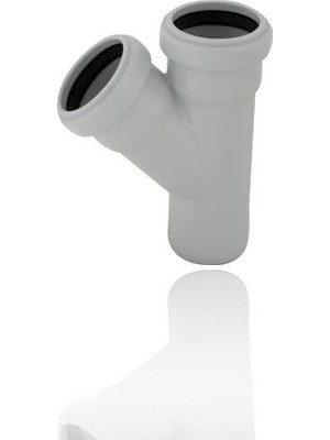 AlanSansli 70X50 Pvc Pissu Boru Ye Çatal