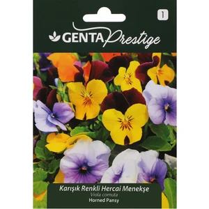 Prestige Çiçek Tohumu Karışık Renkli Hercai Menekşe Genta Prestige