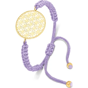 Fay Yamaner 14 Ayar Altın Yaşam Çiçeği Ipli Bileklik