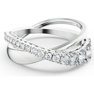 5572724 Swarovski Yüzük Twist-Rıng Rows Czwh-Rhs 52