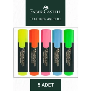 Faber Castell Textliner Fosforlu Işaretleme Kalemi 5 Renk Set