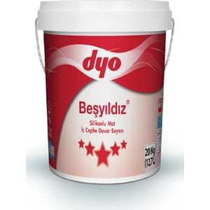 Beşyıldız Silikonlu Mat Iç Cephe Boyası 20 kg