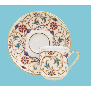 Güral Porselen El Dekoru Gözde 12 Parça 6 Kişilik Kahve Takımı