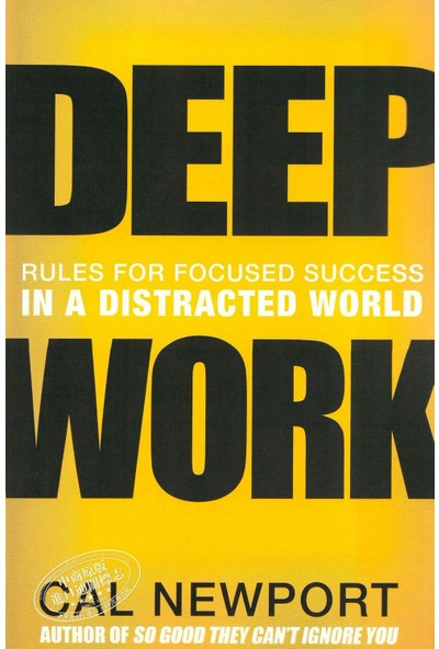 Deep Work: Rules For Focused Success In A Distracted World (Yurt Dışından)