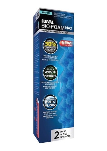 406 407 Bio Foam Max Biyolojik Sünger 2li Paket